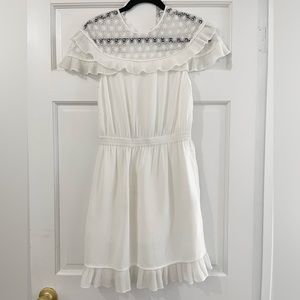 Sandro White Mini Dress
